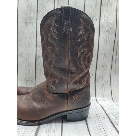 Double H Robert Men’s 15 D AG7 Western Cowboy Work Brown Leather Boots 3282 main image 12